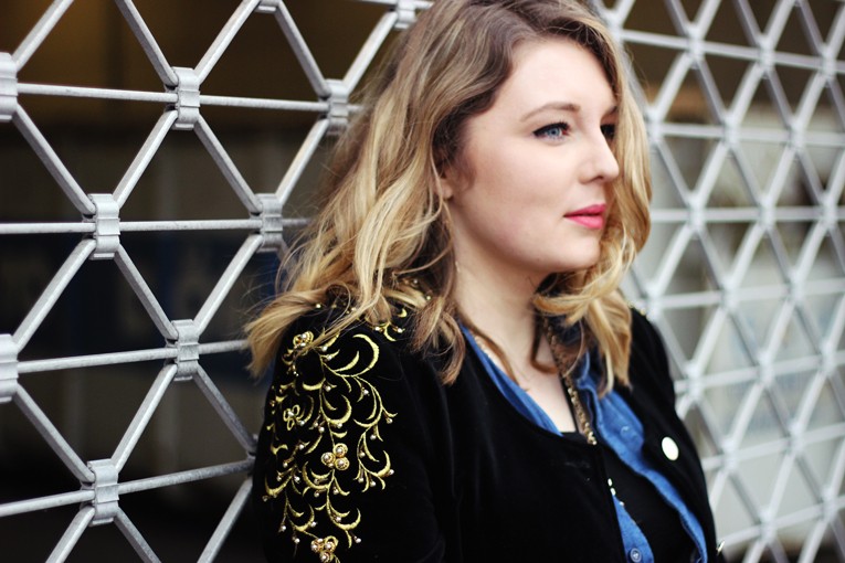 OVERDIVITY suede blazer vintage